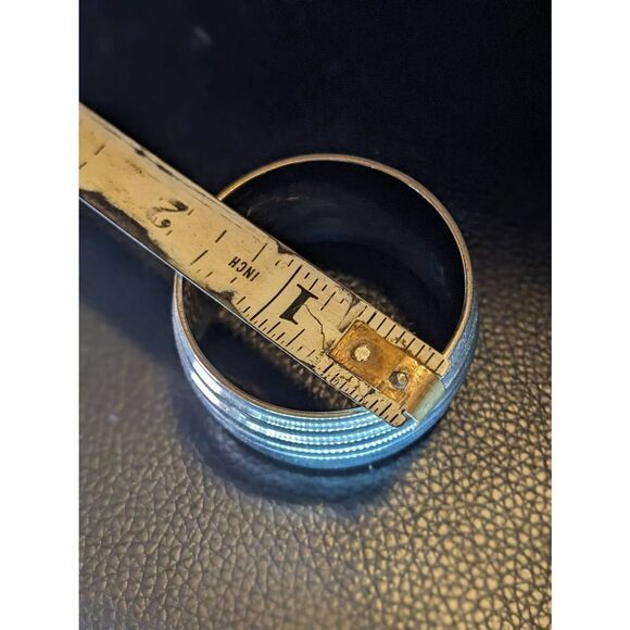 Antique Silver plated and porshlin napkin holders. Made in the Philippines - Picture 11 of 13